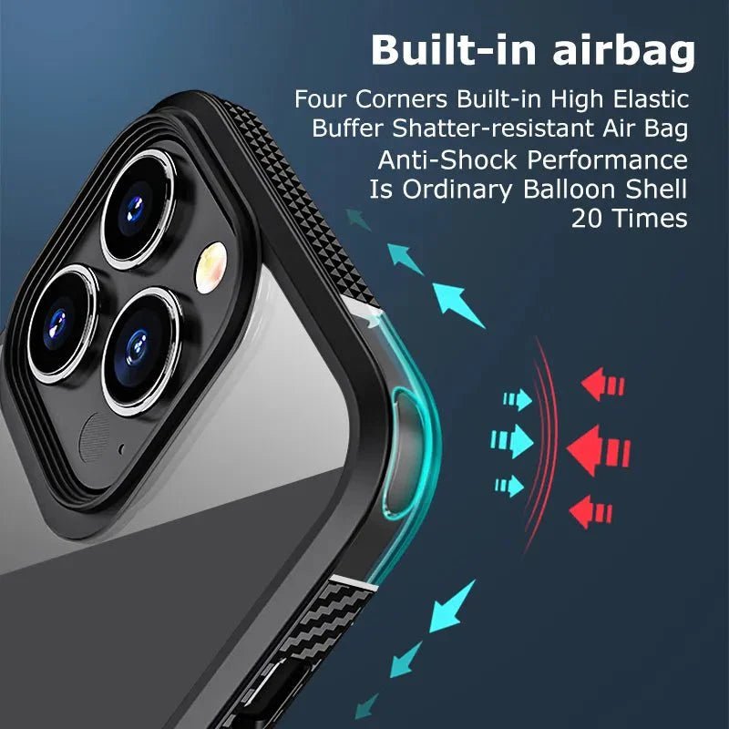iPhone 15/ Pro/ Plus/ Pro Max - Transparente Stoßfeste Silikon Schutz Hülle, Bumper - Top Hüllen