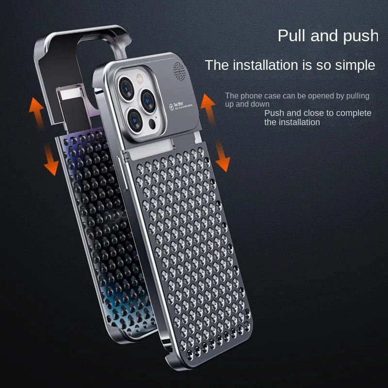 iPhone 15/ Pro/ Pro Max - Metall Aluminium Schutz Hülle, Stoßfest, Einzigartiges Design - Top Hüllen