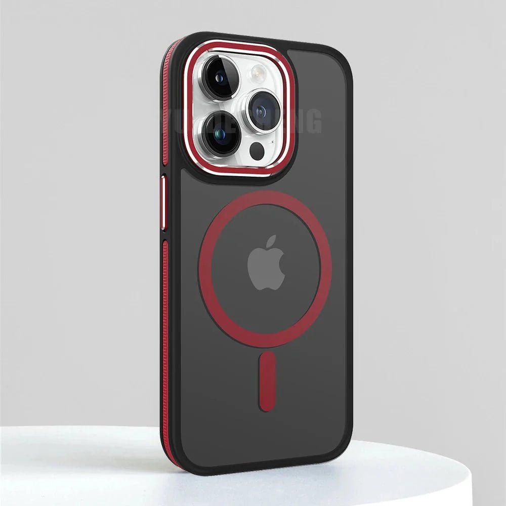iPhone 16/ Pro/ Plus/ Pro Max - MagSafe Stoßfeste Silikon Hülle Magnetisch - Top Hüllen