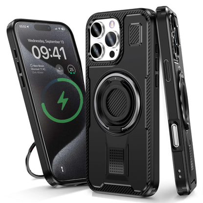 iPhone 16/ Pro/ Plus/ Pro Max - Robuste MagSafe Schutz Hülle, Stoßfest mit Ring - Top Hüllen