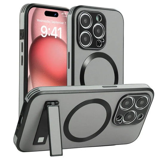 iPhone 16/ Pro/ Plus/ Pro Max - MagSafe Schutz Hülle mit Ständer, Stoßfest - Top Hüllen