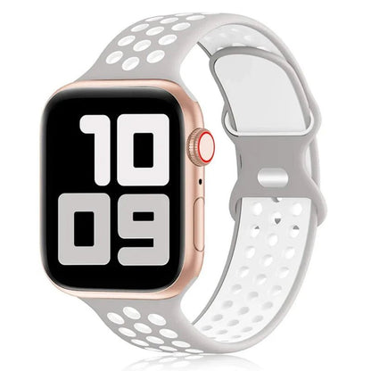 Apple Watch Modernes Sport Armband - 5 6 7 8 9 - 38 bis 45 mm, Silikon - Top Hüllen