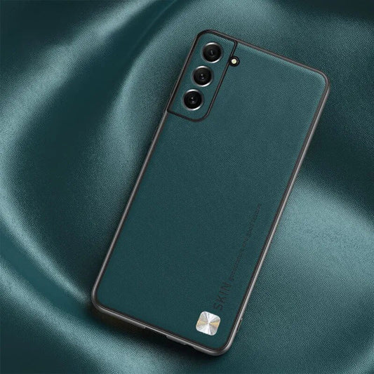 Galaxy S23/ S23 Plus/ S23 Ultra - Luxus Lederoptik Stoßfest - Top Hüllen
