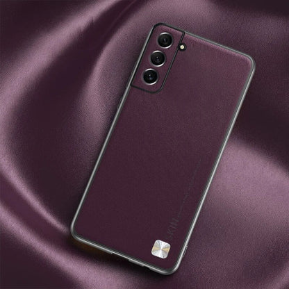 Galaxy S23/ S23 Plus/ S23 Ultra - Luxus Lederoptik Stoßfest - Top Hüllen