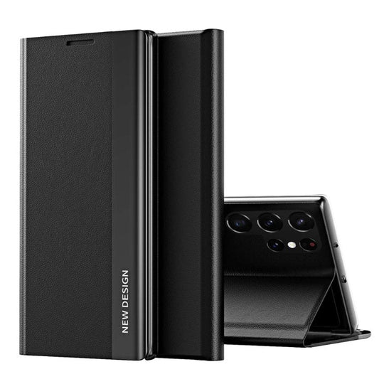 Galaxy S23/ S23 Plus/ S23 Ultra - Magnetisch Luxus Kunstleder Hülle Flip mit Display Abdeckung - Top Hüllen