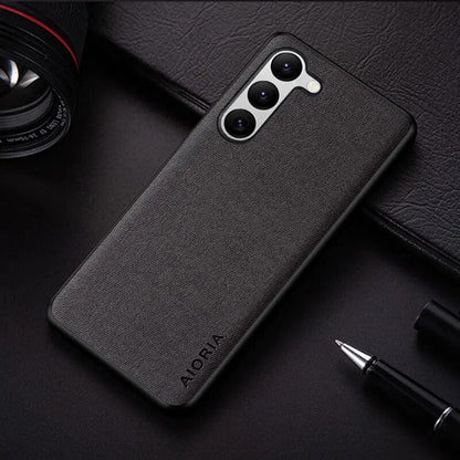 Galaxy S23/ S23 Plus/ S23 Ultra - Textilleder - Schutzhülle - Top Hüllen