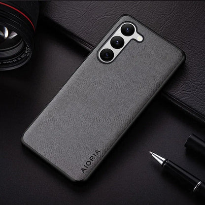 Galaxy S23/ S23 Plus/ S23 Ultra - Textilleder - Schutzhülle - Top Hüllen