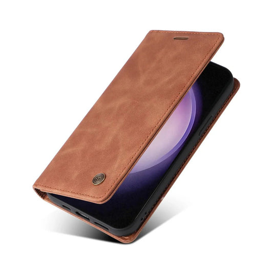 Galaxy S24/ S24 Plus/ S24 Ultra - Klapp Schutz Hülle, Magnetische Abdeckung mit Kartenfach - Top Hüllen