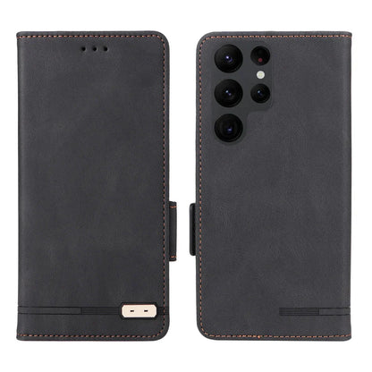Galaxy S24/ S24 Plus/ S24 Ultra - Lederoptik Schutz Hülle mit Abdeckung + Displayschutz/ Brieftasche/ Kartenfach Magnetisch - Top Hüllen