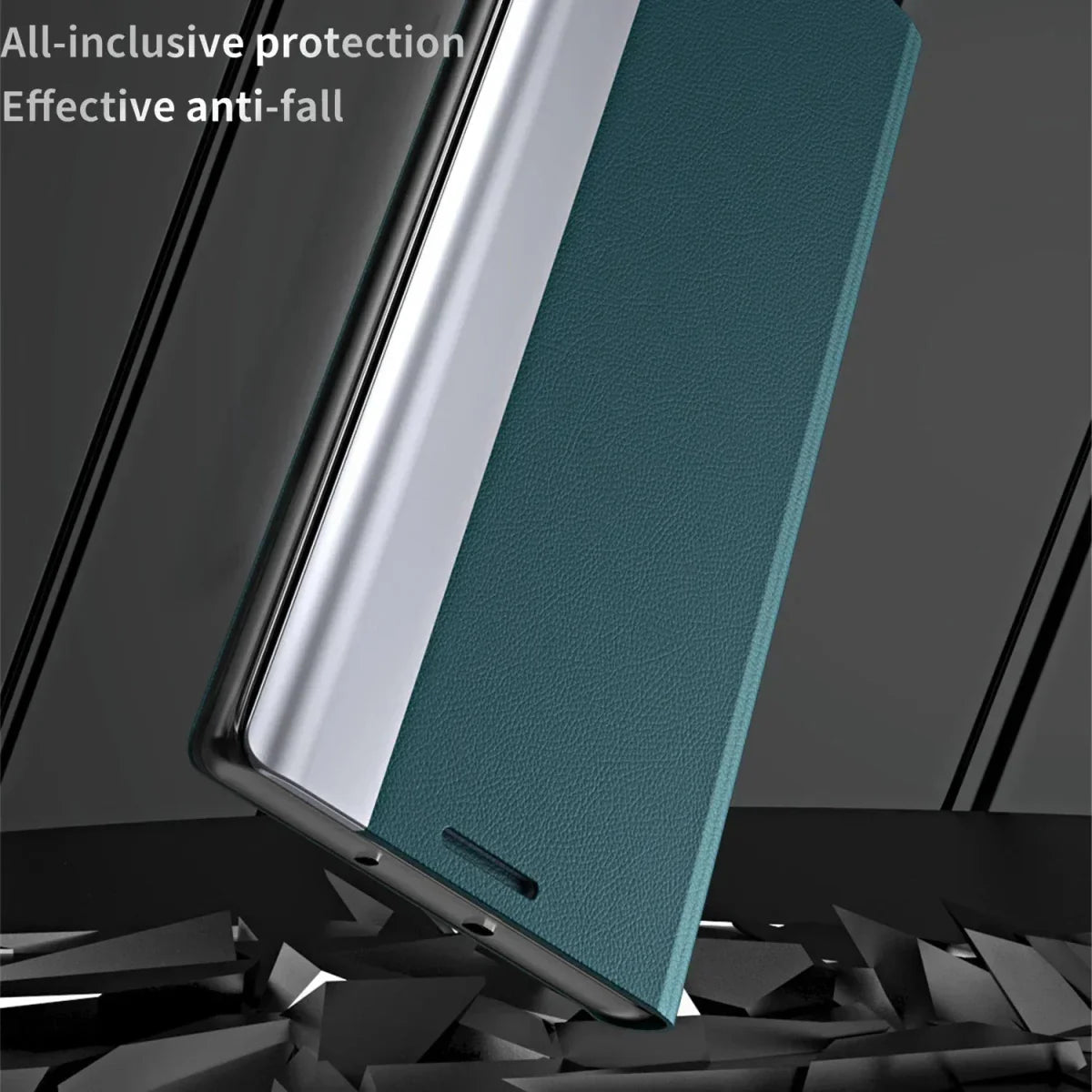 Galaxy S24/ S24 Plus/ S24 Ultra - Magnetische Hülle Flip mit Display Schutz, Stoßfest - Top Hüllen