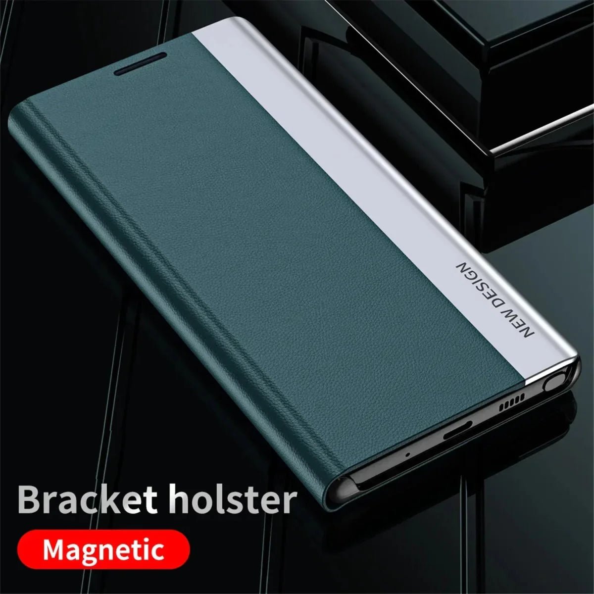 Galaxy S24/ S24 Plus/ S24 Ultra - Magnetische Hülle Flip mit Display Schutz, Stoßfest - Top Hüllen