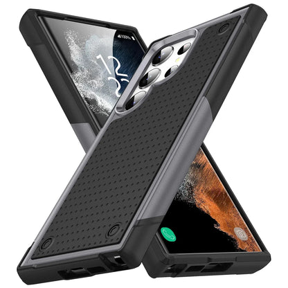 Galaxy S24/ S24 Plus/ S24 Ultra - Schutz Bumper Hülle PC TPU Rüstung - Top Hüllen