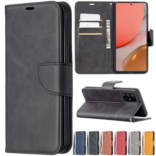 Galaxy S24/ S24 Plus/ S24 Ultra - Schutz Hülle Brieftasche mit Kartenfach - Top Hüllen