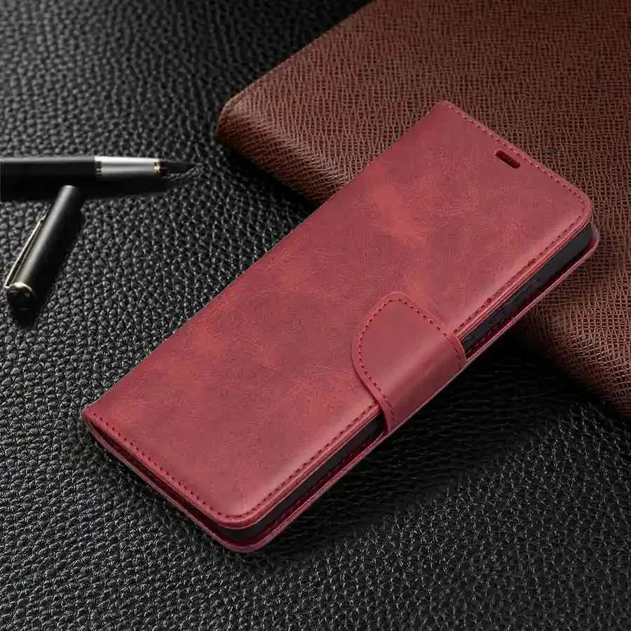 Galaxy S24/ S24 Plus/ S24 Ultra - Schutz Hülle Brieftasche mit Kartenfach - Top Hüllen