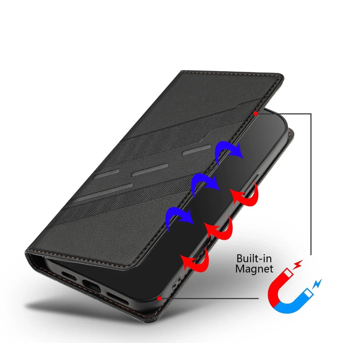 Galaxy S24/ S24 Plus/ S24 Ultra - Klapp Schutz Hülle mit Kartenfach - Top Hüllen