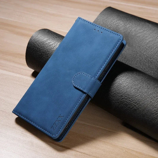 Galaxy S25/ S25 Plus/ S25 Ultra - Lederoptik Brieftasche Flip mit Kartenfach - Top Hüllen