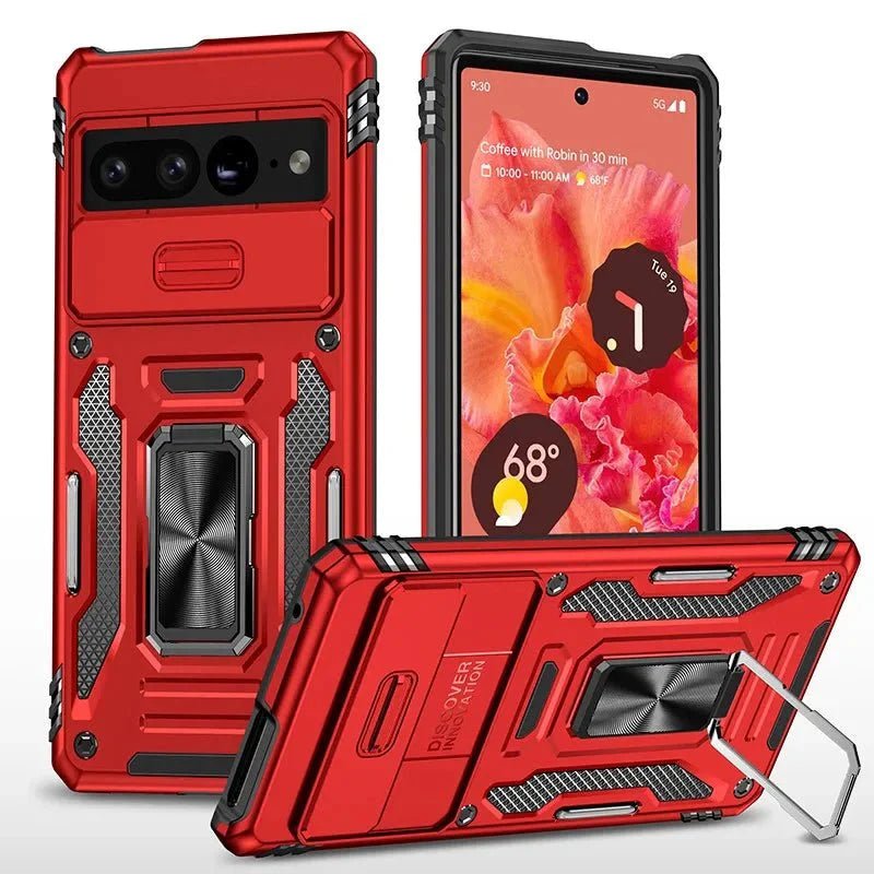 Goodle Pixel 7/ 7 Pro/ 7 A/ 8/ 8 Pro - Ganzkörper Robuste Militärische Hülle Bumüer - Top Hüllen