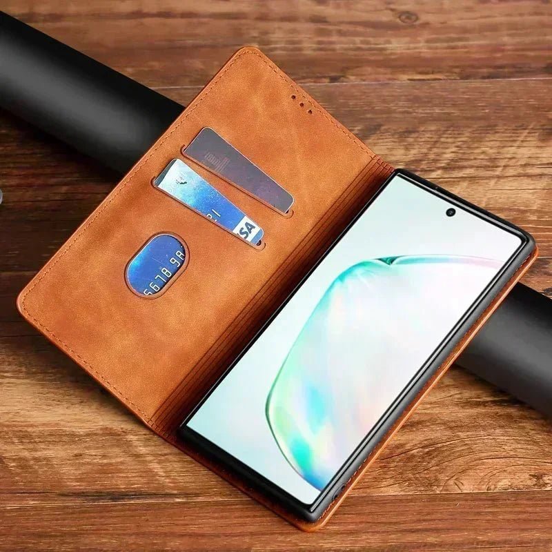 Google Pixel 7/ 7 Pro/ 7 A/ 8/ 8 A/ 8 Pro - PU Lederoptik Schutz Hülle mit Kartenfach, Portemonnaie - Top Hüllen
