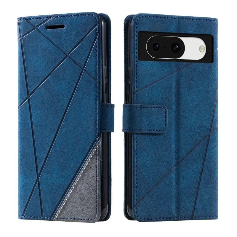 Google Pixel 7/ 7 Pro/ 7 A/ 8/ 8 Pro - PU Lederoptik Brieftasche Schutz Hülle, Kartenfach, Displayschutz - Top Hüllen