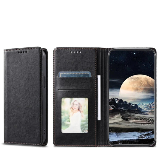 Google Pixel 7/ 7 Pro/ 7 A/ 8/ 8 Pro - PU Lederoptik Schutz Hülle mit Kartenfach, Stoßfest - Top Hüllen