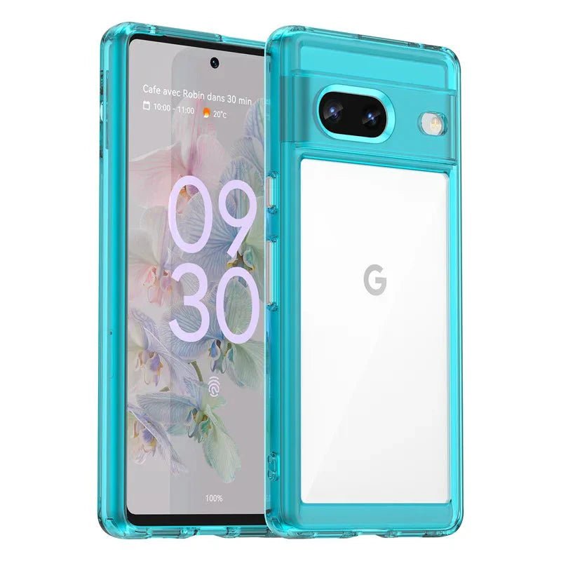 Google Pixel 7/ 7 Pro/ 7 A/ 8/ 8 Pro - Stoßfeste Transparente Schutz Hülle, Stoßfest - Top Hüllen