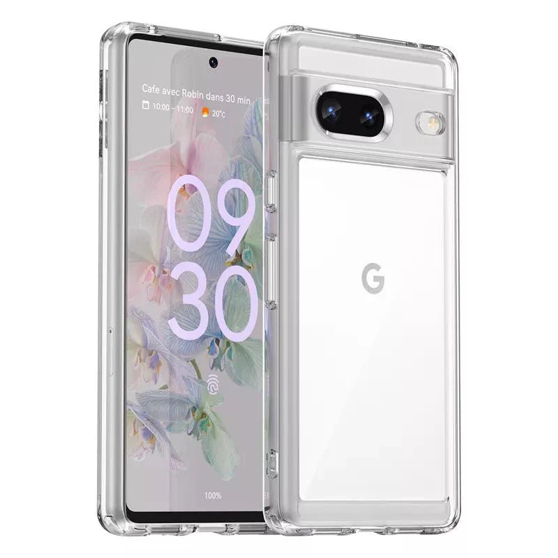Google Pixel 7/ 7 Pro/ 7 A/ 8/ 8 Pro - Stoßfeste Transparente Schutz Hülle, Stoßfest - Top Hüllen
