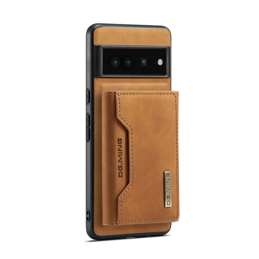 Google Pixel 7/ 7 Pro/ 8/ 8 Pro - 2 in 1 Magnetische Lederoptik Hülle mit Abnehmbarem Portemonnaie und Kartenfach - Top Hüllen