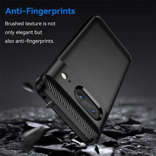 Google Pixel 8/ 8 Pro - Handyhülle Crystal Hochwertige Ultradünne Bumper Kohlefaser Schutzhülle Cover TPU - Top Hüllen