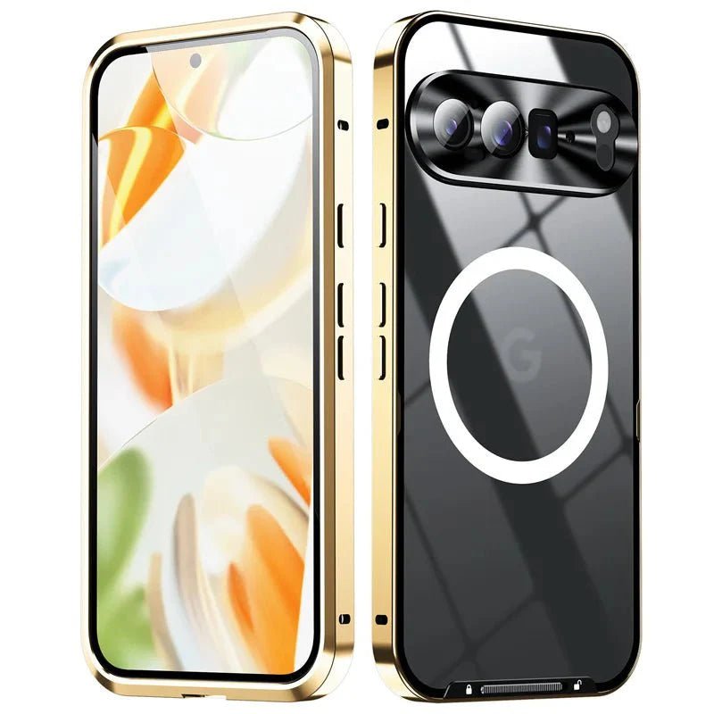 Google Pixel 9/ 9 Pro/ 9 Pro XL - Aluminium MagSafe Schutz Hülle, Stoßfest, Magnetisch - Top Hüllen