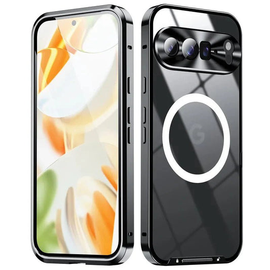 Google Pixel 9/ 9 Pro/ 9 Pro XL - Aluminium MagSafe Schutz Hülle, Stoßfest, Magnetisch - Top Hüllen