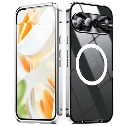 Google Pixel 9/ 9 Pro/ 9 Pro XL - Aluminium MagSafe Schutz Hülle, Stoßfest, Magnetisch - Top Hüllen