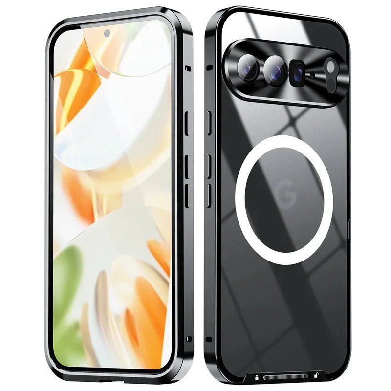 Google Pixel 9/ 9 Pro/ 9 Pro XL - Aluminium MagSafe Schutz Hülle, Stoßfest, Metall - Top Hüllen
