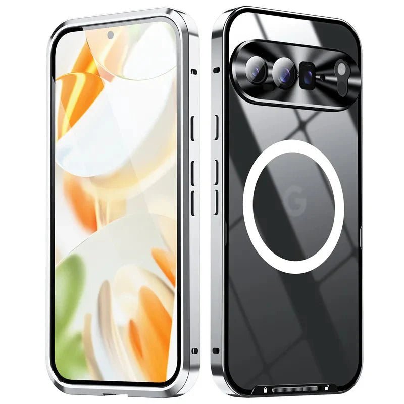 Google Pixel 9/ 9 Pro/ 9 Pro XL - Aluminium MagSafe Schutz Hülle, Stoßfest, Metall - Top Hüllen
