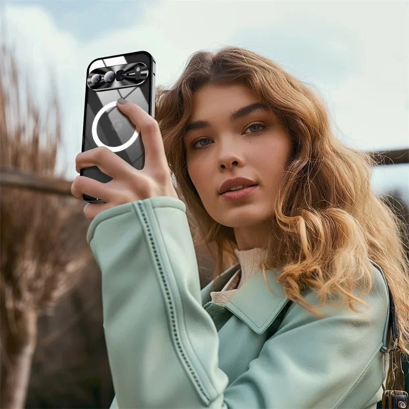 Google Pixel 9/ 9 Pro/ 9 Pro XL - Aluminium MagSafe Schutz Hülle, Stoßfest, Metall - Top Hüllen