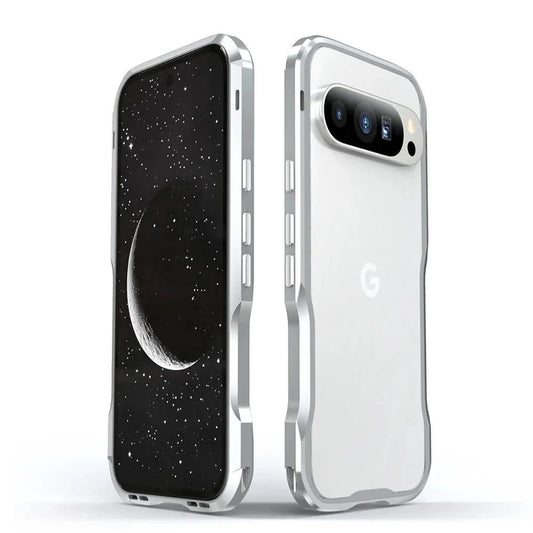 Google Pixel 9/ 9 Pro/ 9 Pro XL - Aluminium Metall Rahmen Schutz Hülle, Stoßfest - Top Hüllen