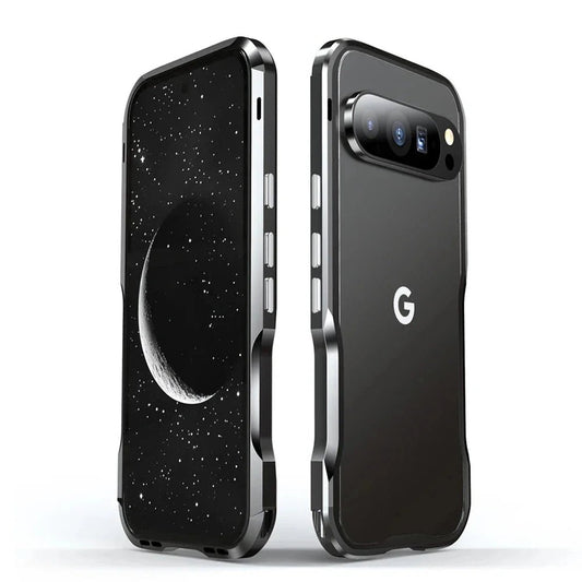 Google Pixel 9/ 9 Pro/ 9 Pro XL - Aluminium Metall Rahmen Schutz Hülle, Stoßfest - Top Hüllen