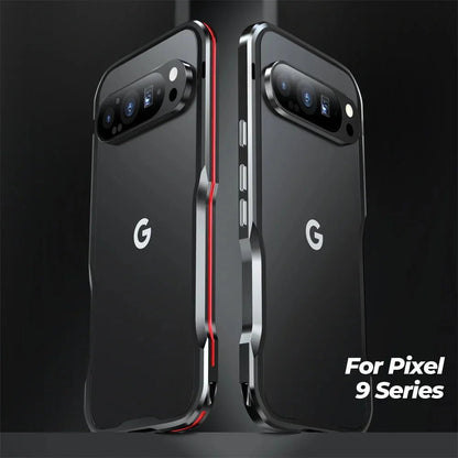 Google Pixel 9/ 9 Pro/ 9 Pro XL - Aluminium Metall Rahmen Schutz Hülle, Stoßfest - Top Hüllen