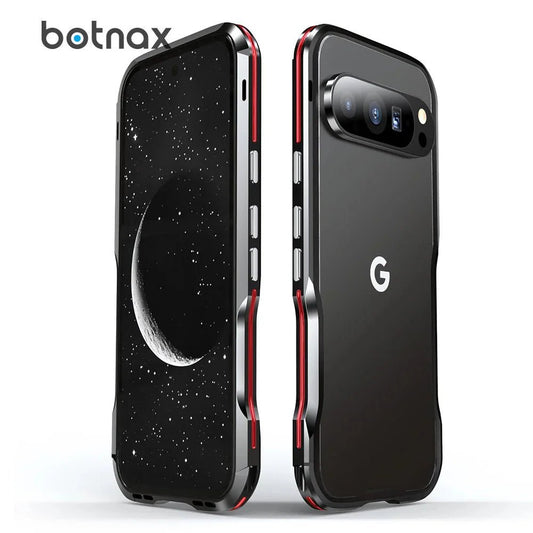 Google Pixel 9/ 9 Pro/ 9 Pro XL - Aluminium Metall Rahmen Schutz Hülle - Top Hüllen
