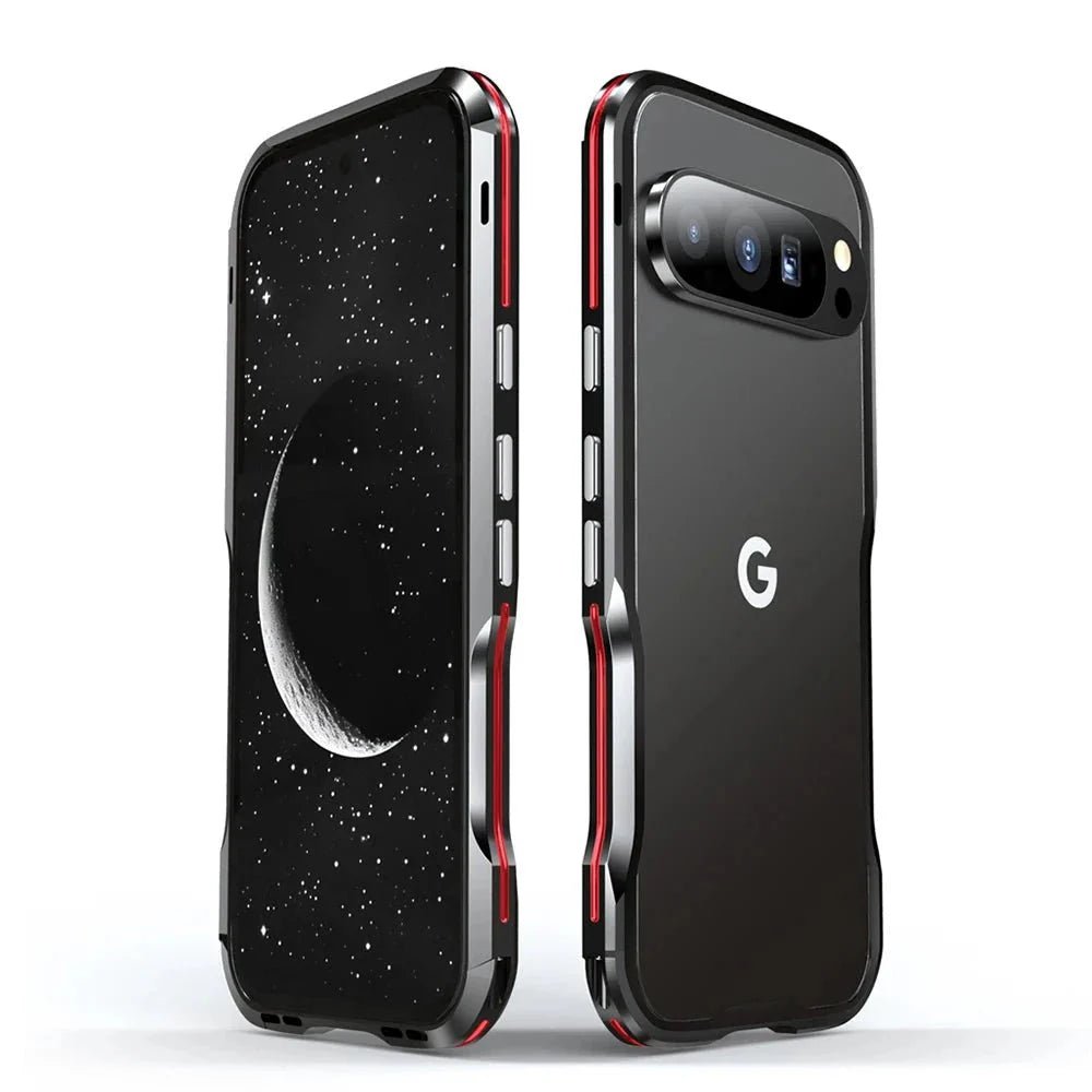 Google Pixel 9/ 9 Pro/ 9 Pro XL - Aluminium Metall Rahmen Schutz Hülle - Top Hüllen