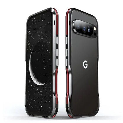Google Pixel 9/ 9 Pro/ 9 Pro XL - Aluminium Metall Rahmen Schutz Hülle - Top Hüllen