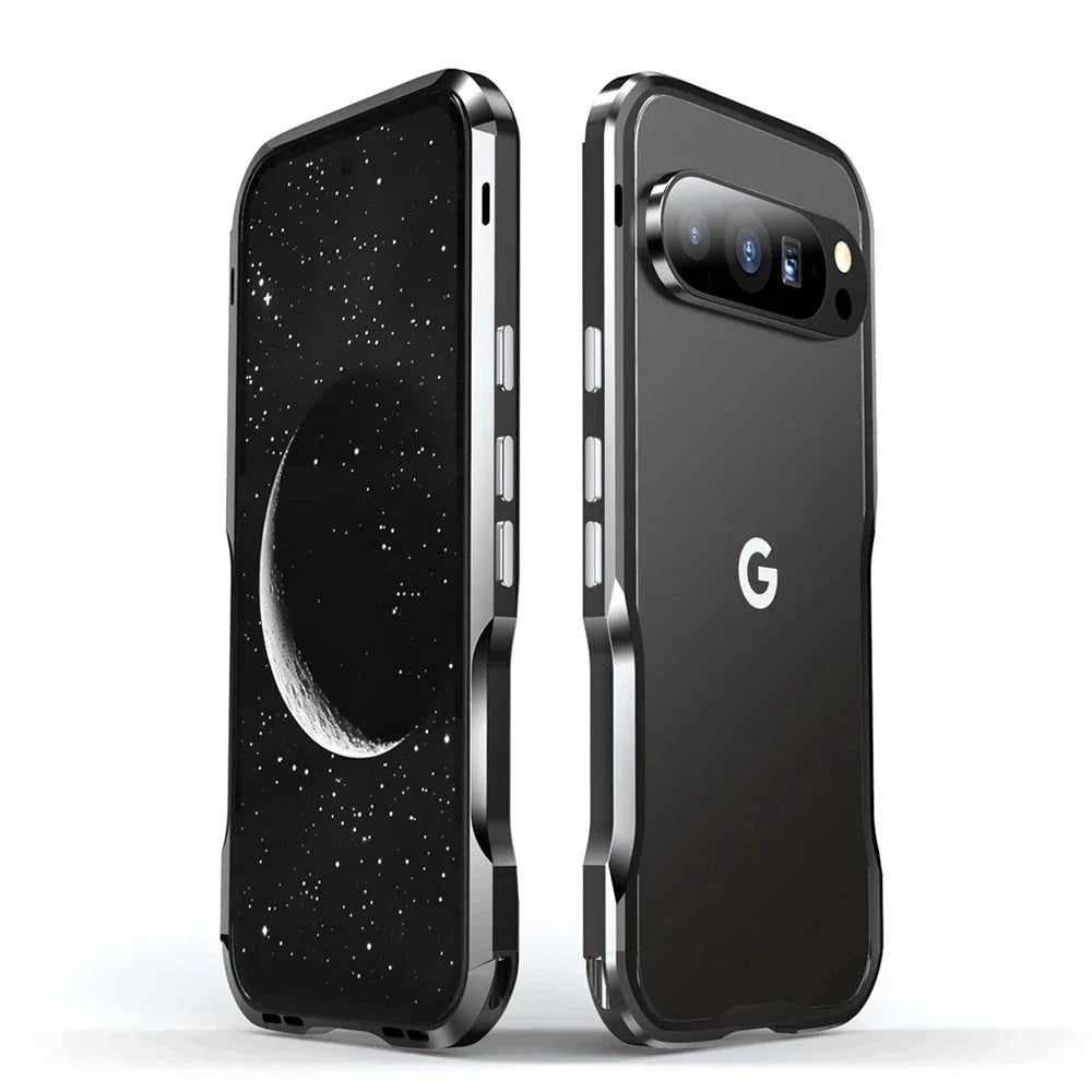 Google Pixel 9/ 9 Pro/ 9 Pro XL - Aluminium Metall Rahmen Schutz Hülle - Top Hüllen