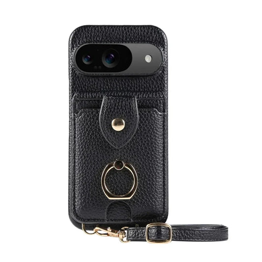Google Pixel 9/ 9 Pro/ 9 Pro XL - Crossbody Schutz Hülle mit Brieftasche/ Kartenfach - Top Hüllen