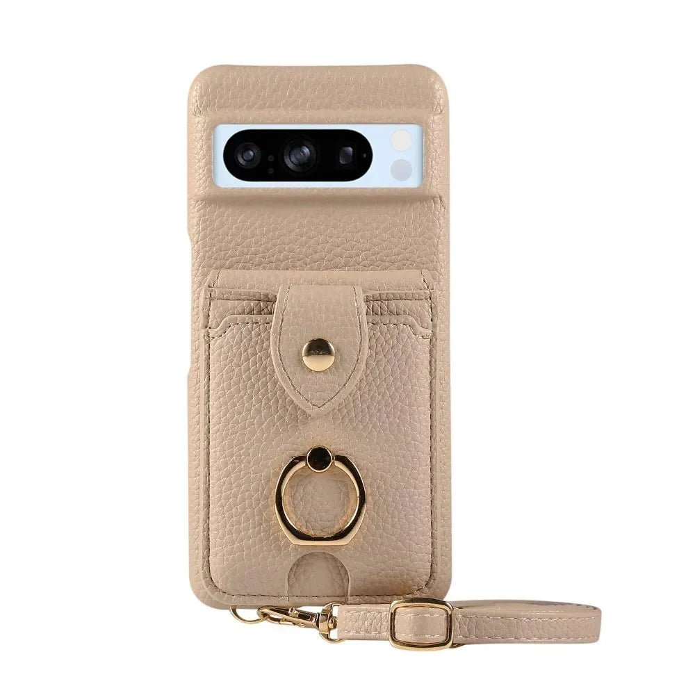 Google Pixel 9/ 9 Pro/ 9 Pro XL - Crossbody Schutz Hülle mit Brieftasche/ Kartenfach - Top Hüllen