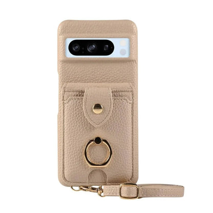 Google Pixel 9/ 9 Pro/ 9 Pro XL - Crossbody Schutz Hülle mit Brieftasche/ Kartenfach - Top Hüllen