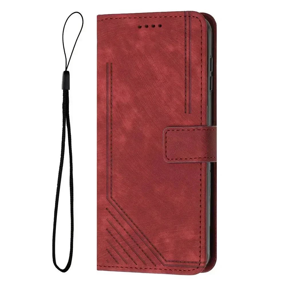 Google Pixel 9/ 9 Pro/ 9 Pro XL - Elegante Klapp Schutz Hülle, Magnetischer Clip, Kartenfach - Top Hüllen