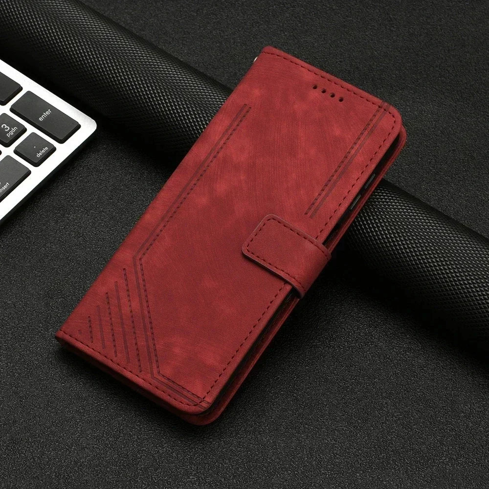 Google Pixel 9/ 9 Pro/ 9 Pro XL - Elegante Klapp Schutz Hülle, Magnetischer Clip, Kartenfach - Top Hüllen