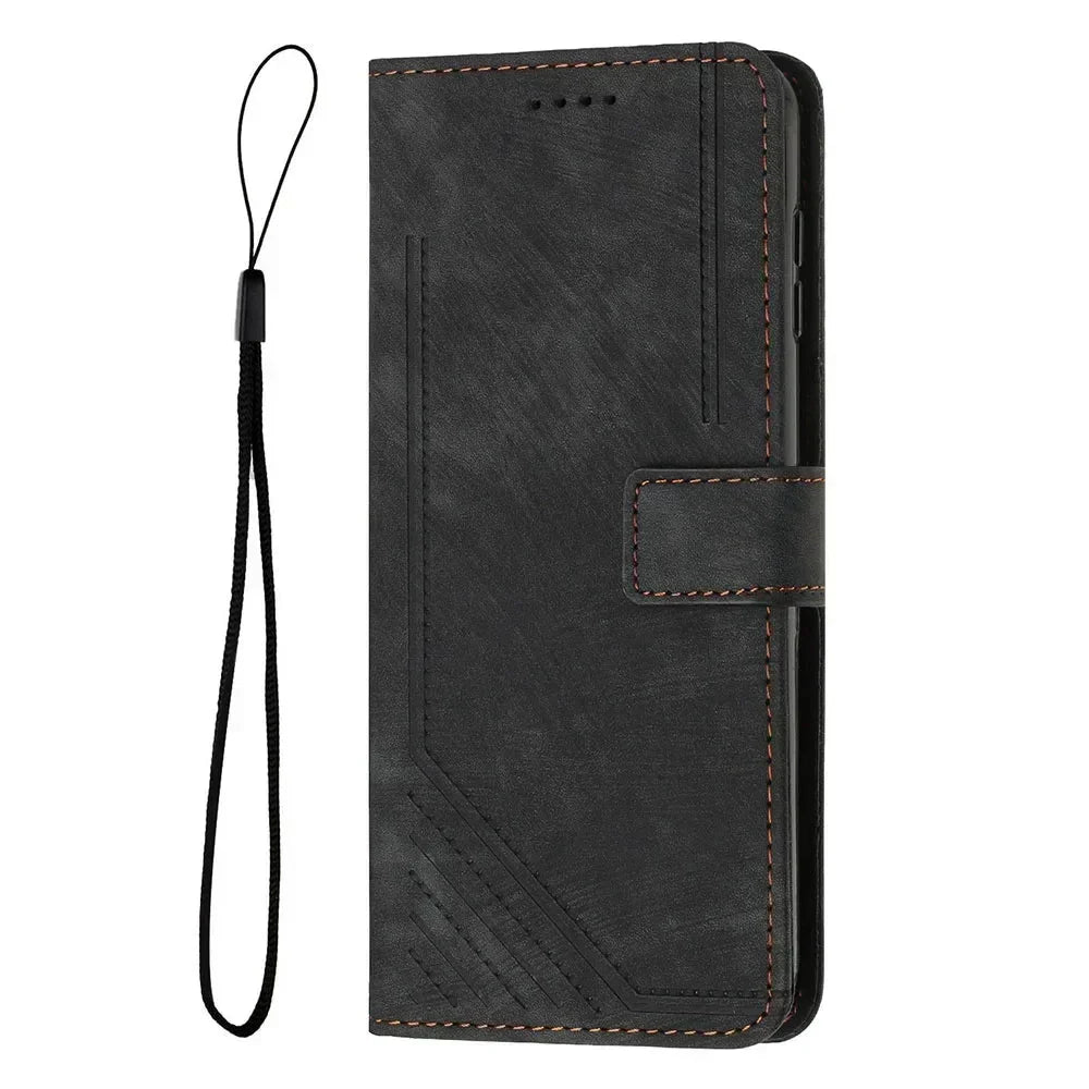 Google Pixel 9/ 9 Pro/ 9 Pro XL - Elegante Klapp Schutz Hülle, Magnetischer Clip, Kartenfach - Top Hüllen