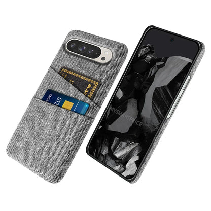 Google Pixel 9/ 9 Pro/ 9 Pro XL - Moderne Stoff Textur Schutz Hülle, Kartenfach - Top Hüllen