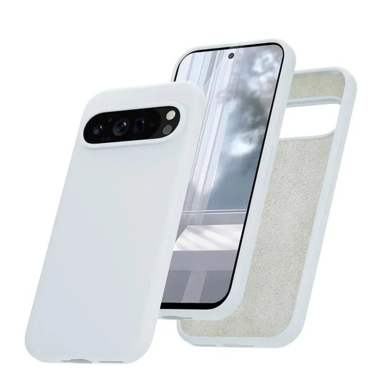 Google Pixel 9/ 9 Pro/ 9 Pro XL - Silikon Schutz Hülle, Stoßfest, Weich - Top Hüllen