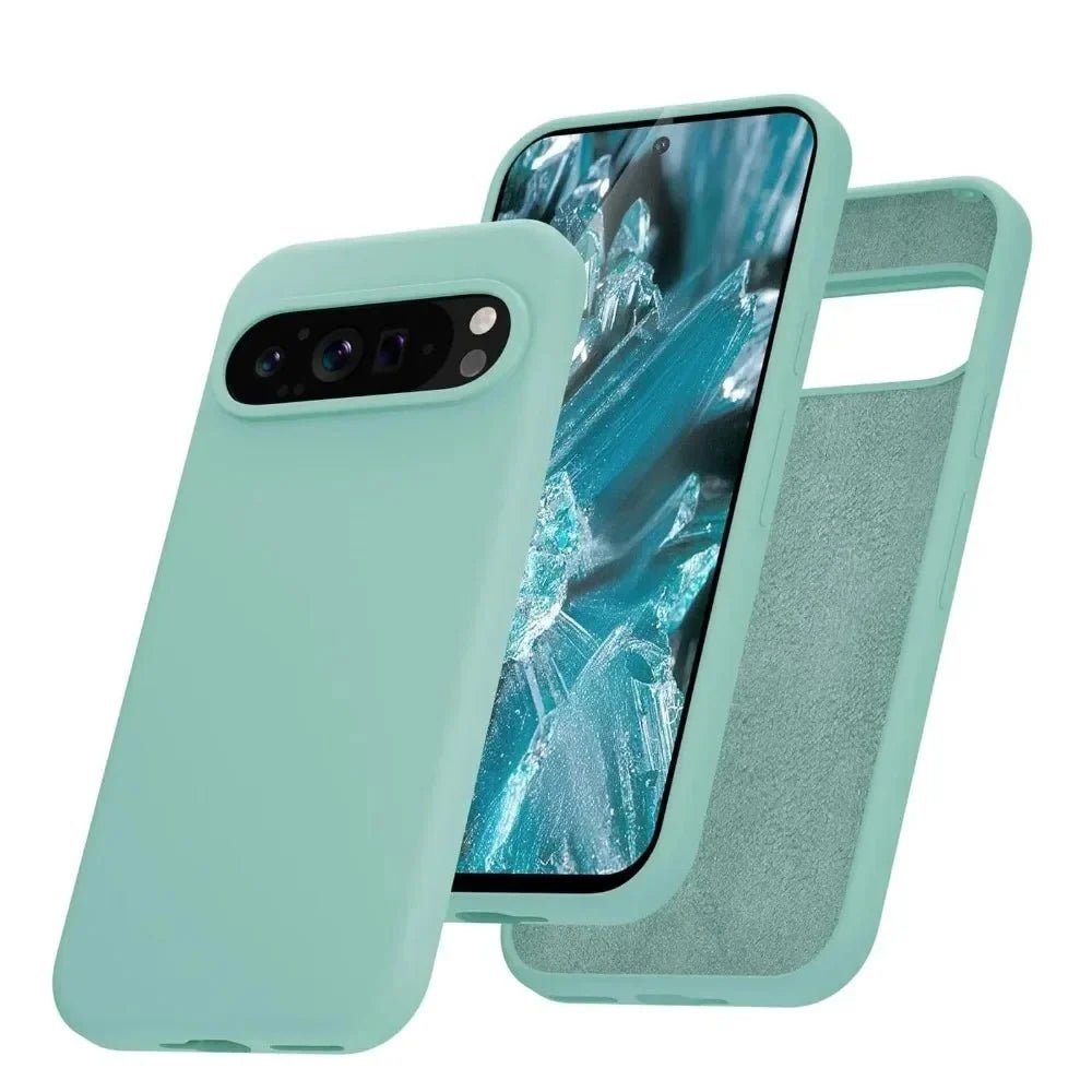 Google Pixel 9/ 9 Pro/ 9 Pro XL - Silikon Schutz Hülle, Stoßfest, Weich - Top Hüllen